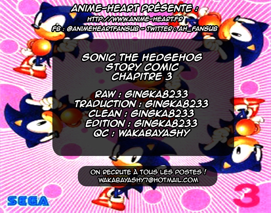 Scantrad - Sonic the Hedgehog Story Comic Chapitre 3 (fin)
